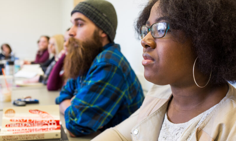 Students in a classroom