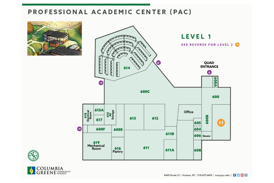 Campus Maps ColumbiaGreene Community College