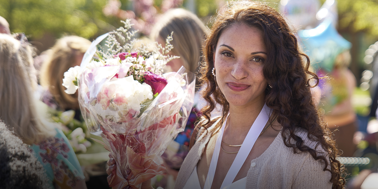 Student at C-GCC Nurses' Pinning Ceremony